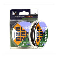 Шнур Zeox Element Leader Braid 25м Camo 0.14мм
