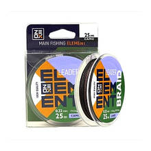 Шнур Zeox Element Leader Braid 25 м Camo 0.14 мм