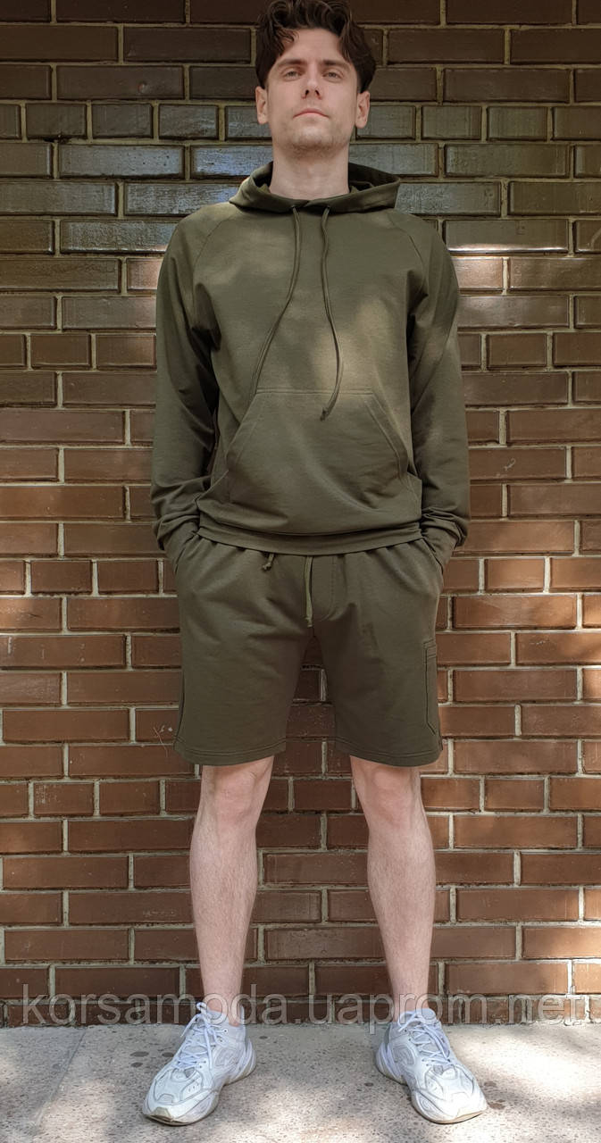 Чоловічий набір " Shorts + hoodie ". Нова колекція "Весна-Літо 2022".
