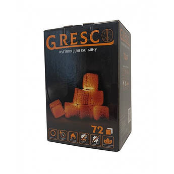 Вугілля горіхове Gresco 1 кг ( в коробці)