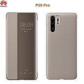 Чохол-книжка Smart View Flip Cover Huawei P30 Pro, золотий