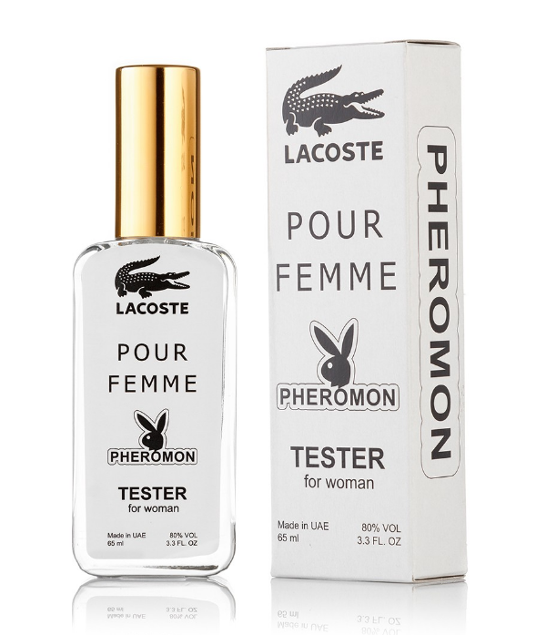 Жіночий міні-парфуми Lacoste Pour Femme (Лакоста Пур Фемм) з феромонами 65 мл