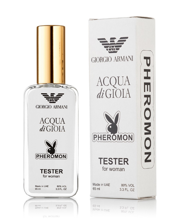 Жіночий міні-парфуми Giorgio Armani Acqua di Gioia з феромонами(Джорджіо Армані Аква ді Джиоя), 65 мл