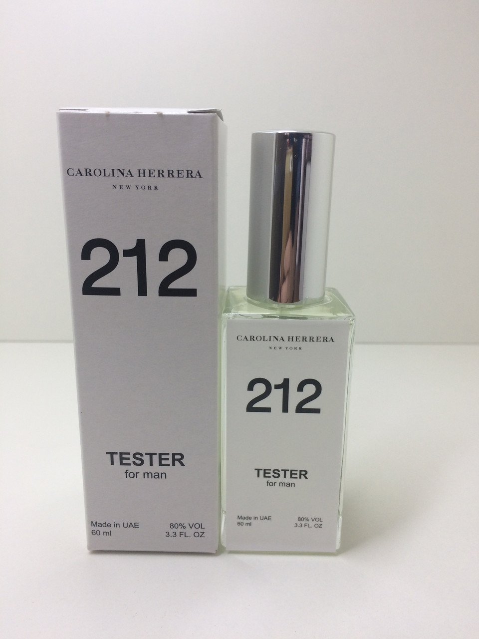 Тестер чоловічий Carolina Herrera 212 Men (Кароліна Херера 212 Мен) 60 мл
