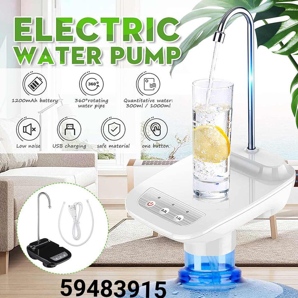 Помпа для води з підставкою з USB CHARGE