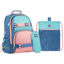 Набір рюкзак Kite + пенал + сумка для взуття SET_WK22-702M-3