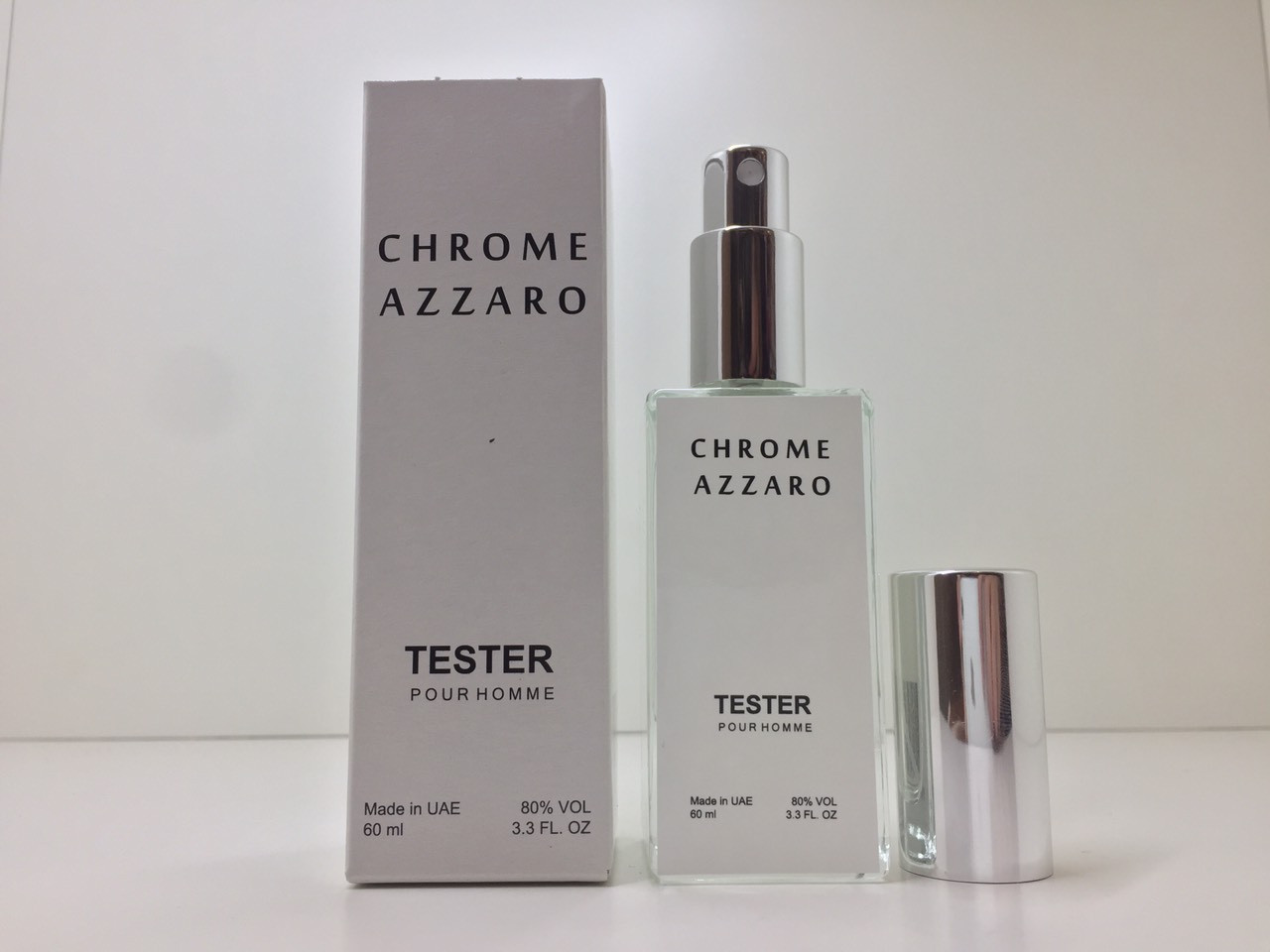 Чоловіча туалетна вода Azzaro Chrome (Аззаро Хром) 60 мл тестер
