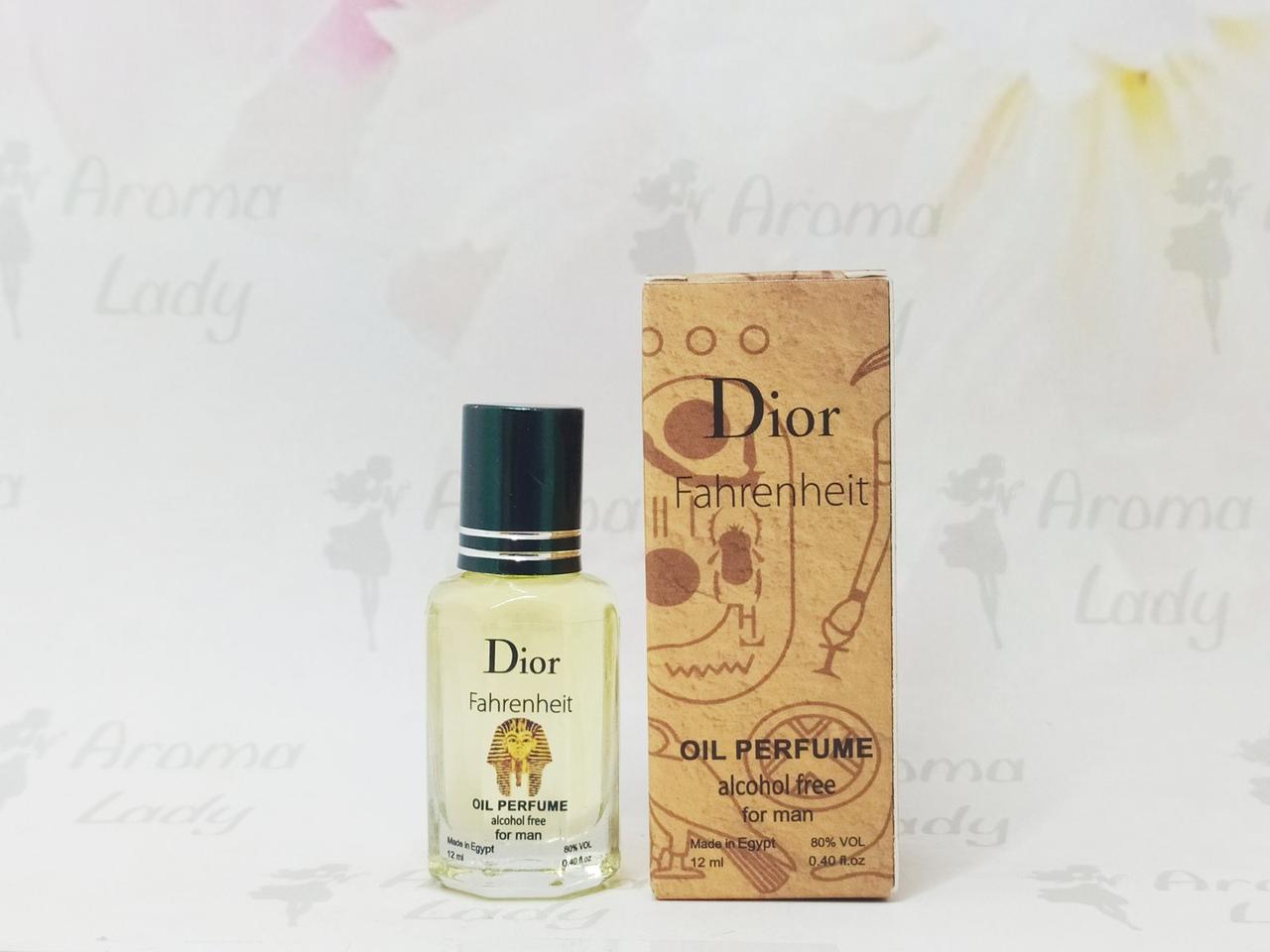 Оригінальні масляні духи чоловічі Christian Dior Fahrenheit (Крістіан Діор Фаренгейт) 12 мл, фото 1