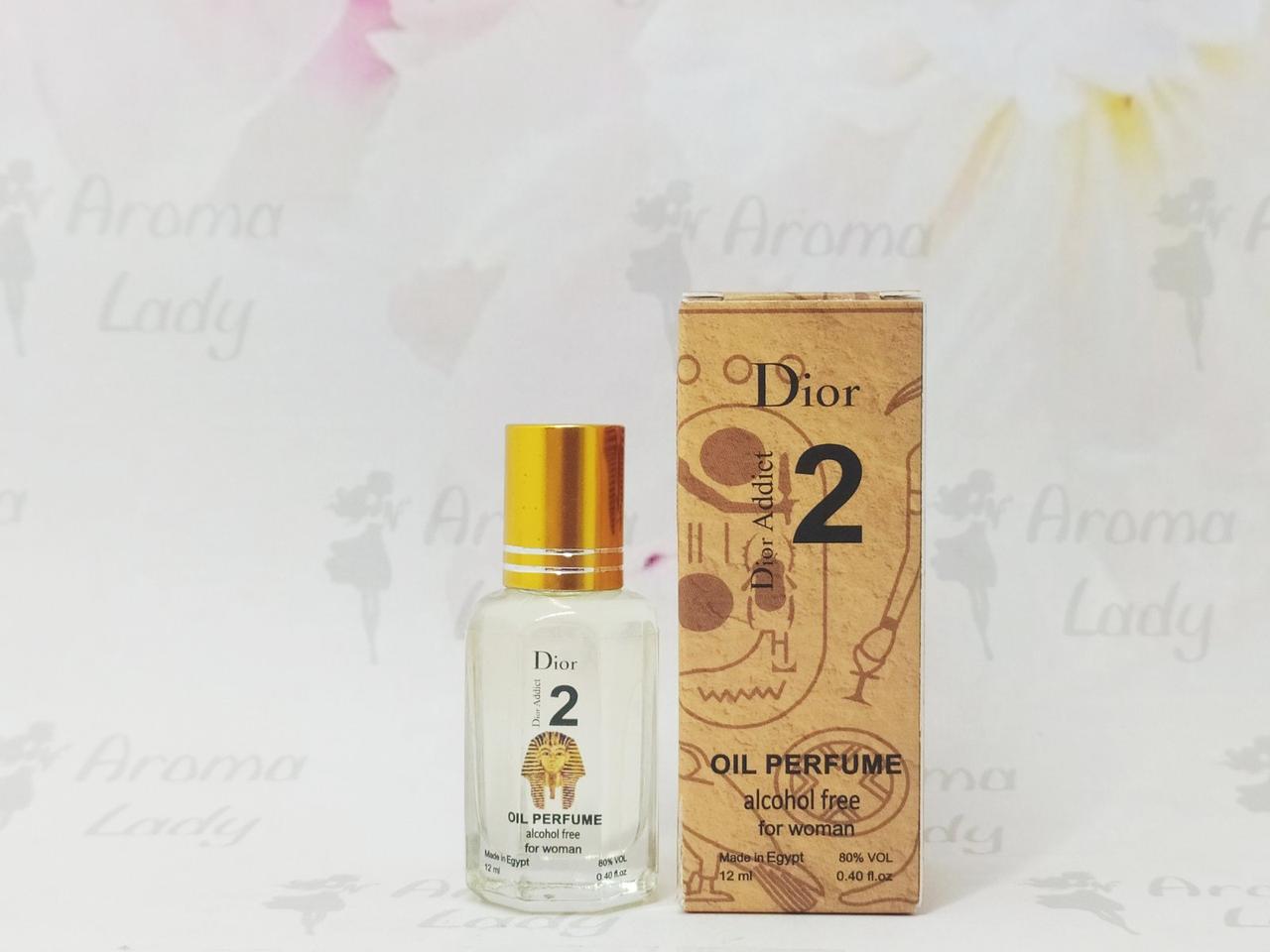 Оригінальні олійні жіночі парфуми Christian Dior Addict 2 (Крістіан Діор Эддикт 2) 12 мл, фото 1