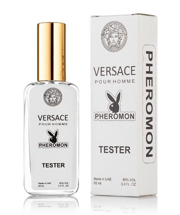 Чоловічий міні-парфуми Versace Pour Homme (Версаче пур хом) з феромонами 65 мл тестер