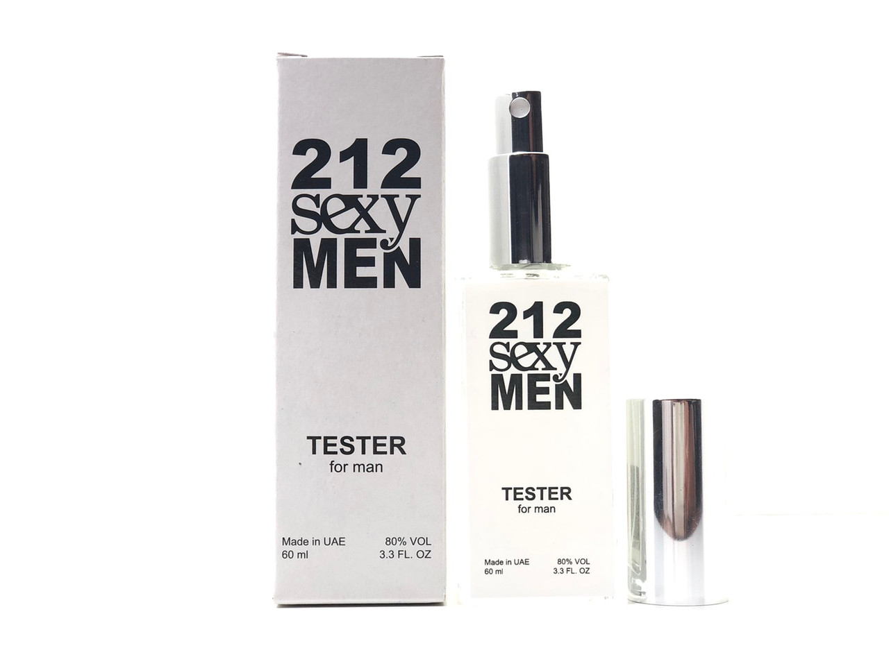 Чоловіча туалетна вода Carolina Herrera 212 Sexy Men тестер (Кароліна Херрера 212 Sexy Мен) 60 мл