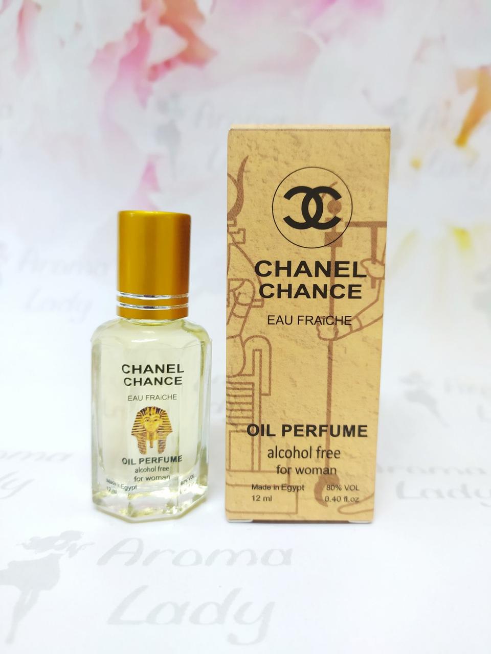 Оригінальні олійні жіночі парфуми Chanel Chance Eau Fraiche (Шанель Шанс Про Фреш) 12 мл