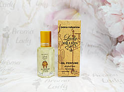 Оригінальні олійні жіночі парфуми Paco Rabanne Lady Million (Пако Рабанн Леді Мільйон) 12 мл