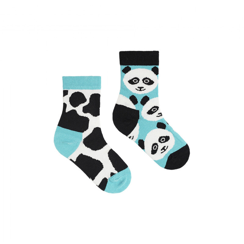 Дитячі носочки Sammy Icon Stains бірюзові з пандами