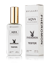 Чоловічий міні-парфуми Bvlgari Aqva pour homme (Булгарі Аква пур Хом) з феромонами 65 мл