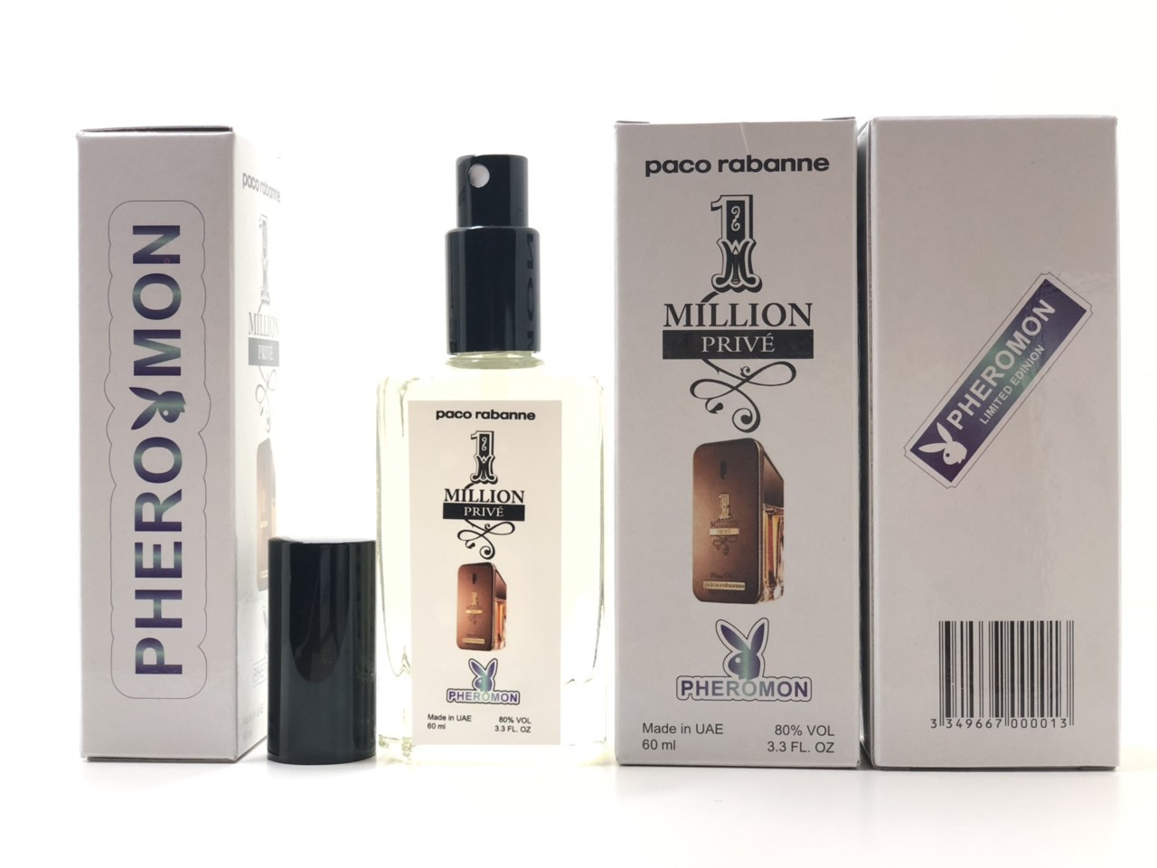 Чоловічий аромат Paco Rabanne 1 Million Prive (Пако Рабан 1 Мільйон Прайв) з феромоном 60 мл