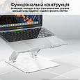 Підставка для ноутбука Promate DeskMate-4 Silver (deskmate-4.silver), фото 3