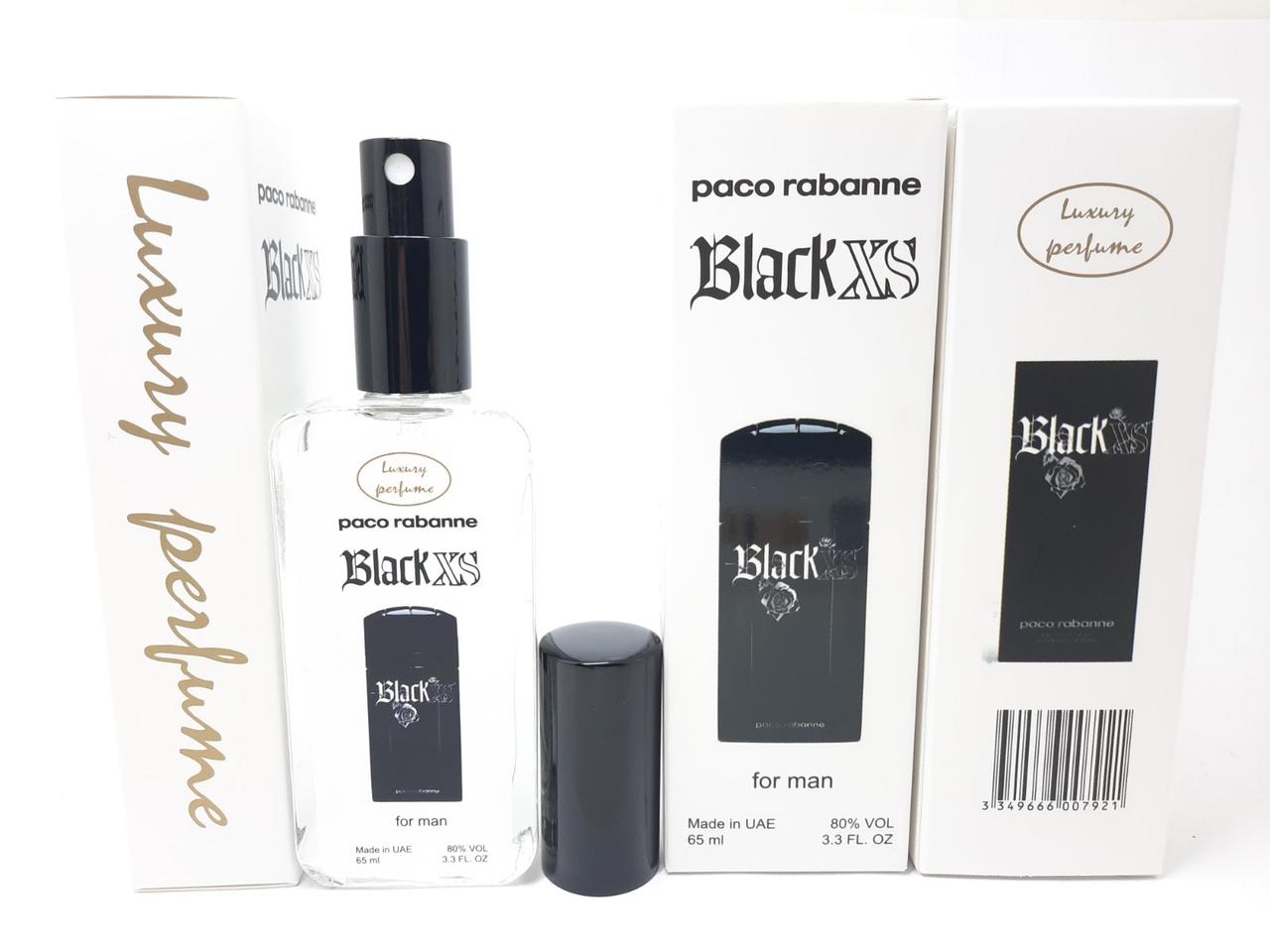 Тестер VIP Luxury Perfume Paco Rabanne Black XS Pour Homme (Пако Рабанн Блек Ікс Ес Пур Хом) 65 мл