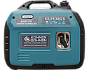Генератор інверторний газ-бензин Konner&Sohnen KS 2100iG S (2 кВт), фото 4