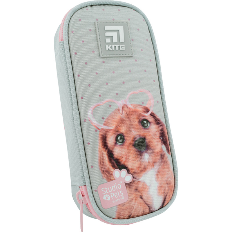Пенал Kite Studio Pets SP22-662-1 86 г 21x8.5x4.5 см сірий