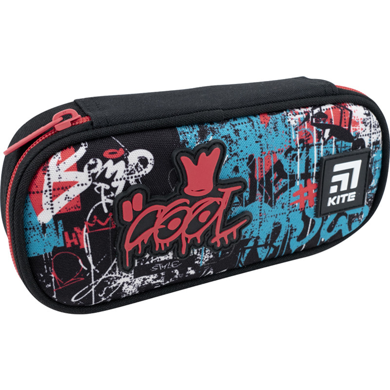Пенал Kite Street Style K22-662-8 86 г 21x8.5x4.5 см чорний, фото 1