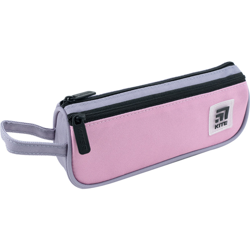 Пенал Kite K22-643-2 45 г 20х7х4 см сірий, рожевий, фото 1