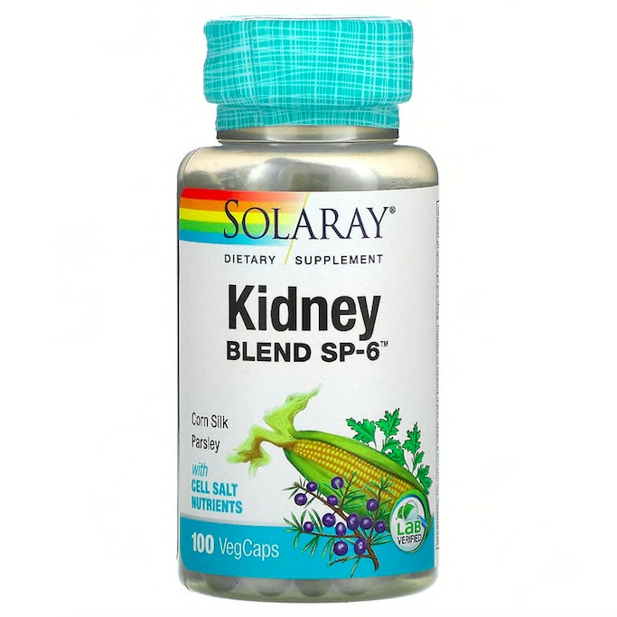Solaray, Kidney Blend SP-6, 100 рослинних капсул, фото 1