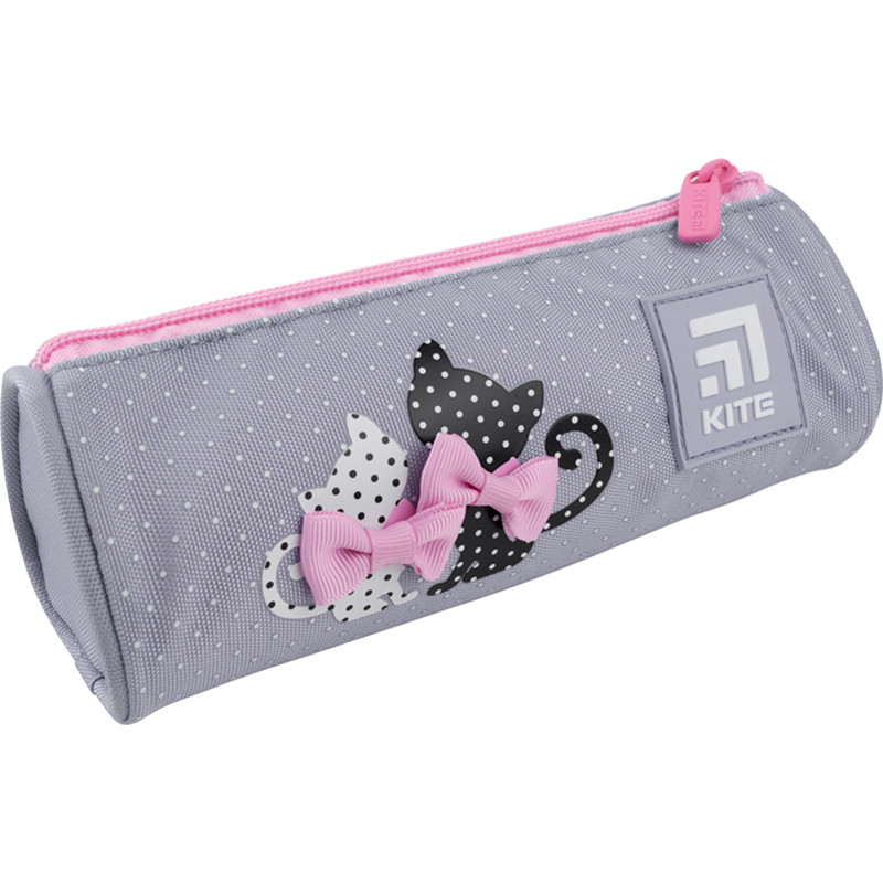 Пенал Kite In Love K22-667-1 45 г 19х7х6.5 см сірий