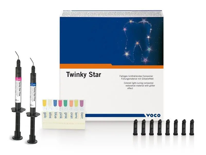 Twinky Star, Набір: 40 х капс. 0.25г, № 1680, кольоровий компомер текучий, Твінкі Стар