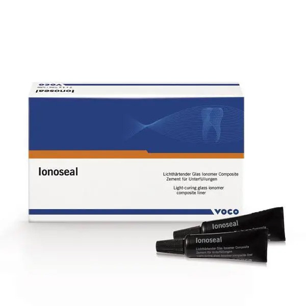 Ionoseal, тюбик 4г, № 1126, прокладка (лайнер) склоіономерна, світлового затвердіння, Іоносіл.