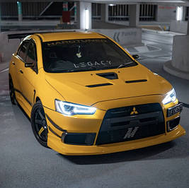 Зовнішній тюнінг Mitsubishi Lancer X 2007-2016