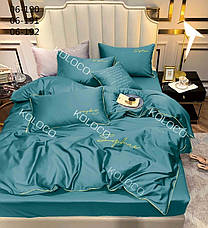 Полуторна постільна білизна 150*210.Сатин. Подарункова упаковка., фото 5