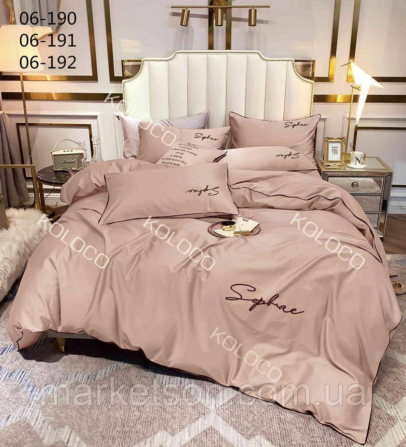 Полуторна постільна білизна 150*210.Сатин. Подарункова упаковка.