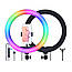 Світлодіодна кільцева Led-лампа RGB + ПОДАРУНОК Штатив 0,66-2 м! /Селфі лампа для фото та відео зйомки, фото 3