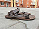 Практичні чоловічі сандалі коричневі 43 розмір - на стопу 28 см, фото 10