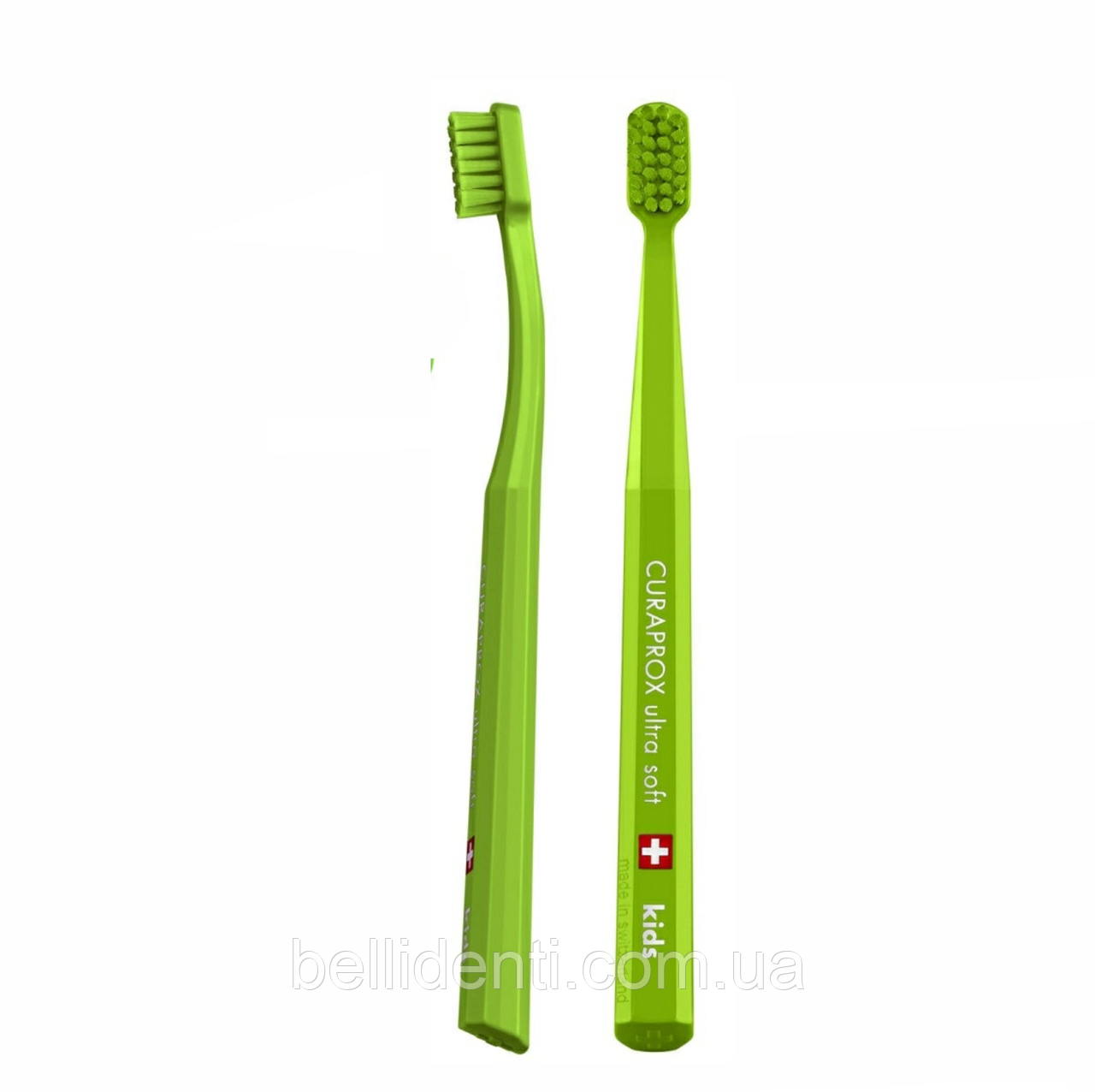 Дитяча зубна щітка Curaprox Kids CS 5500 від 4 до 12 років салатова, 1 шт