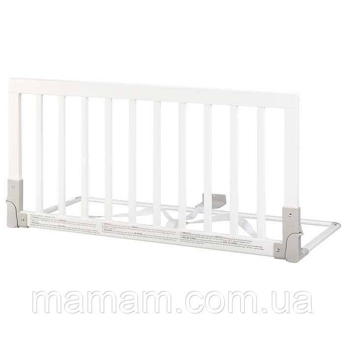 Бар'єр для ліжка BabyDan Wooden White, фото 1