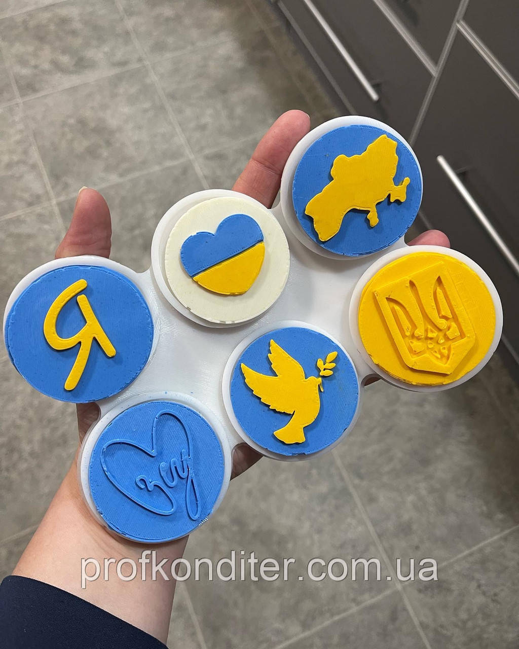 ЕКСКЛЮЗИВ! Силіконовий Молд для шоколаду та мастики "Українська символіка"