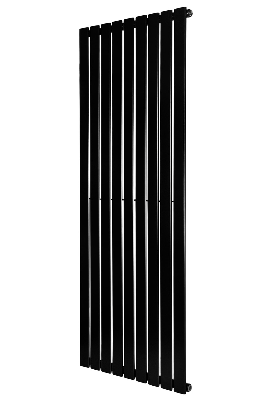 Вертикальний дизайнерський радіатор опалення ARTTIDESIGN Livorno 9/1800/612/50 чорний матовий