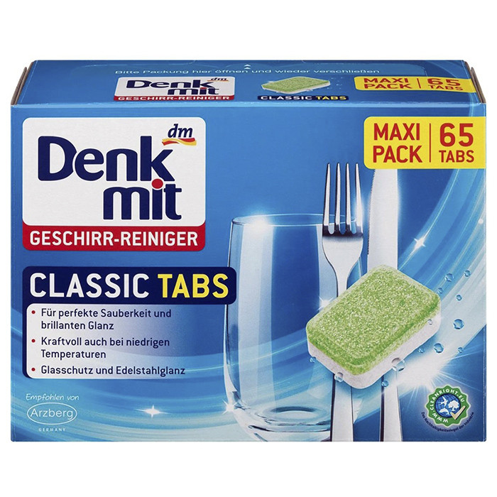 Таблетки для посудомийки Denkmit 65 шт