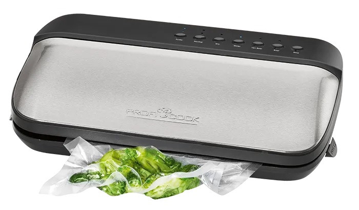 Апарат для паковання Profi Cook PC-VK 1134 + пакети/плівка 120 Вт/24 л/хв вакуумний пакувальник/вакууматор