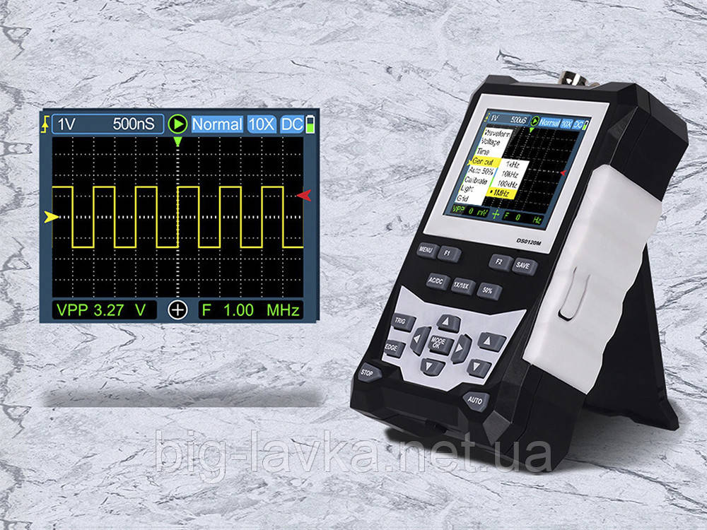 Осцилограф Kkmoon DS0120M 120 МГц чорний