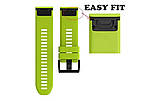 Ремінець для Garmin Fenix 5S, 5S+, 6S, 6S pro, 6S Sappphire (QuickFit, салатовий), фото 2
