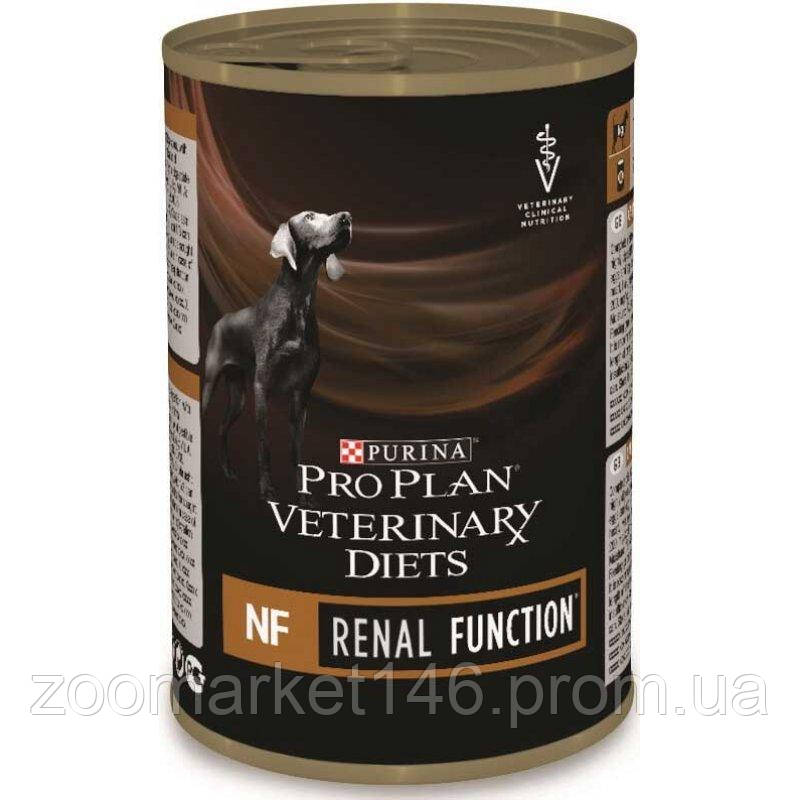 Purina Pro Plan Veterinary Diets NF Renal Function, лікувальний вологий корм для собак при патології нирок, 400 г