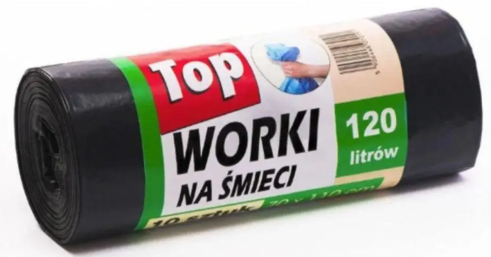 Пакети для сміття "Worki" 120л.