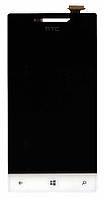 Матрица с тачскрином (модуль) для телефона HTC Windows Phone 8S (A620e) черный + белый