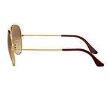 Жіночі сонцезахисні окуляри Rb 3025 (001/51 brown) Lux, фото 3