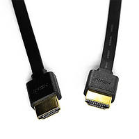 Кабель HDMI - HDMI v1.4 1м TRY Wire Slim чорний