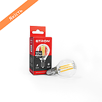 Светодиодная LED лампа 10W E14 3000K ETRON 1-EFP-157 Filament G45 220V