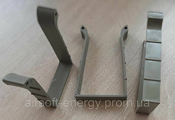 Фурнітура для пошиття підсумка під магазин АК колір тан гнучка пластикова вставка